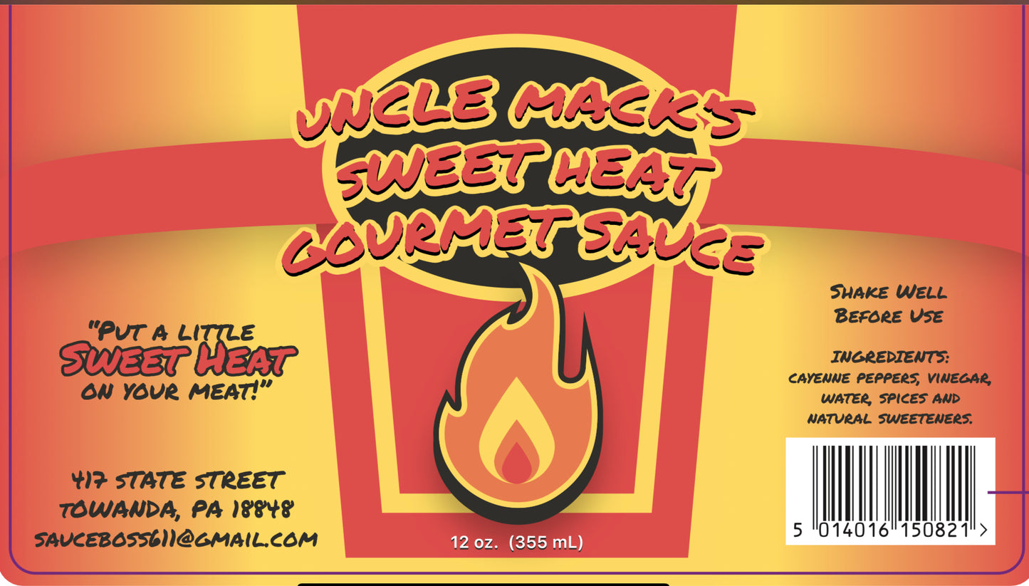 Uncle Mack's "Sweet Heat" Gourmet Sauce