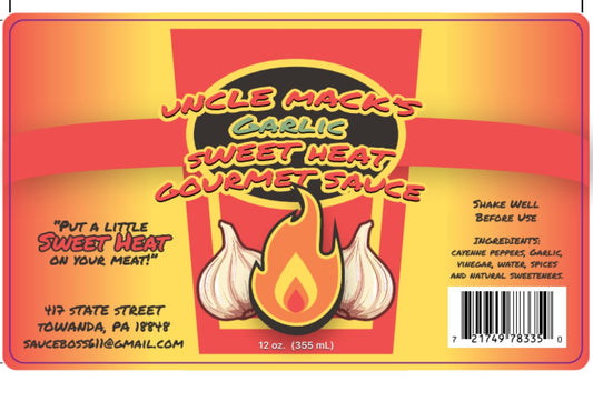 Sweet Heat Garlic Sauce 64oz " More Heat for your Meat"